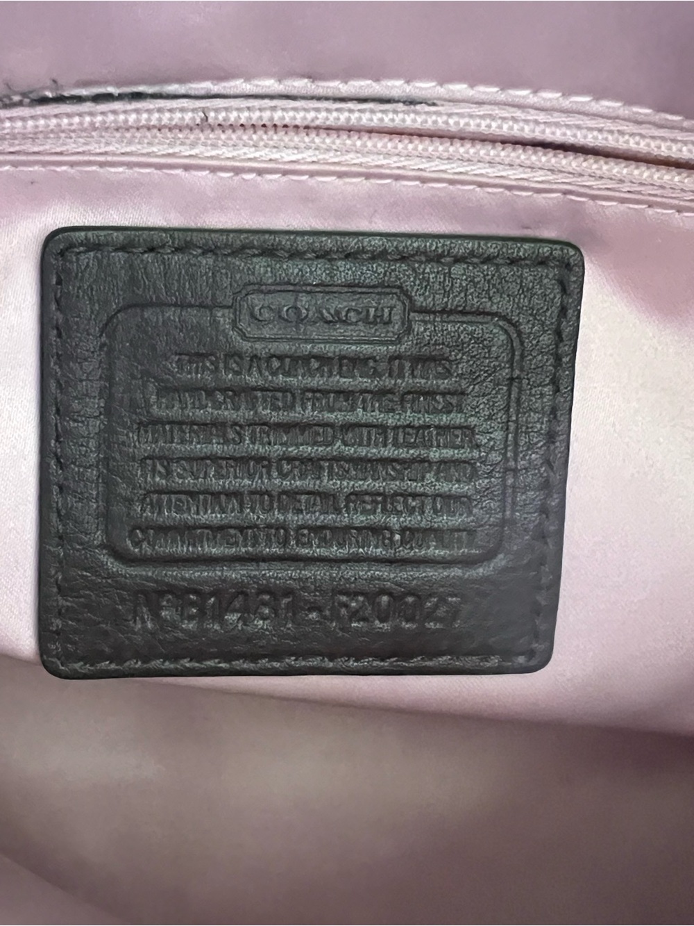 Coach Handbag Ashley Classic Signature C Satchel Beige/Brown Patent Leather - Picture 9 of 12